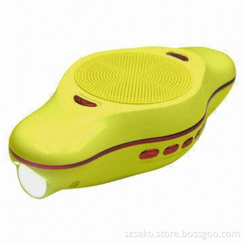 Waterproof Pocket Size Handsfree LED Light Bluetooth Lithium-ion Speaker, Multimedia Player